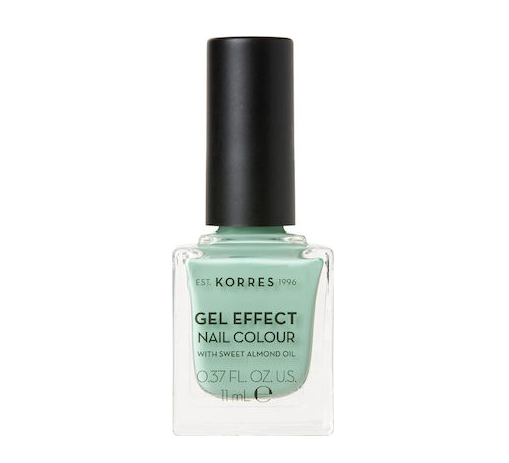 Korres Gel Effect Nail Colour Limited Edition No.35 Mint Green Βερνίκι Νυχιών Απόχρωση Φυστικί, 11ml