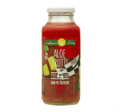 Hellenic aloe Aloe Frutti Smoothies — Αλόη με Σμέουρο 250ml