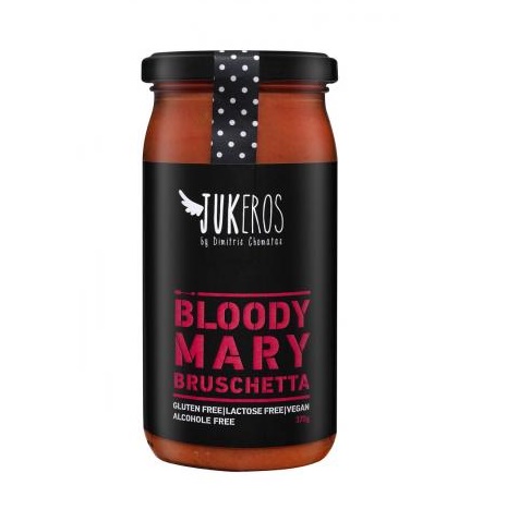 Jukeros Bruschetta Bloody Mary - Άλειμμα με ντομάτα, σέλερυ και λεμόνι 370gr