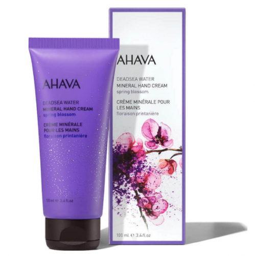 AHAVA DeadSea Water, Mineral Hand Cream, Spring Blossom, Ενυδατική Κρέμα Χεριών - 100ml