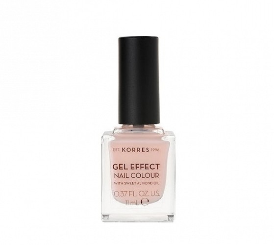 Korres Gel Effect Nail Colour Με Αμυγδαλελαιο Νo 04 Peony Pink 11ml