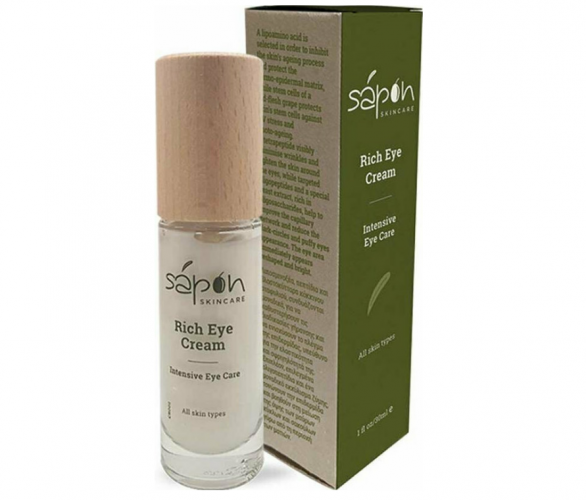 Sapon Skincare - Rich Cream Κρέμα Ματιών κατα των Ρυτιδων 30ml