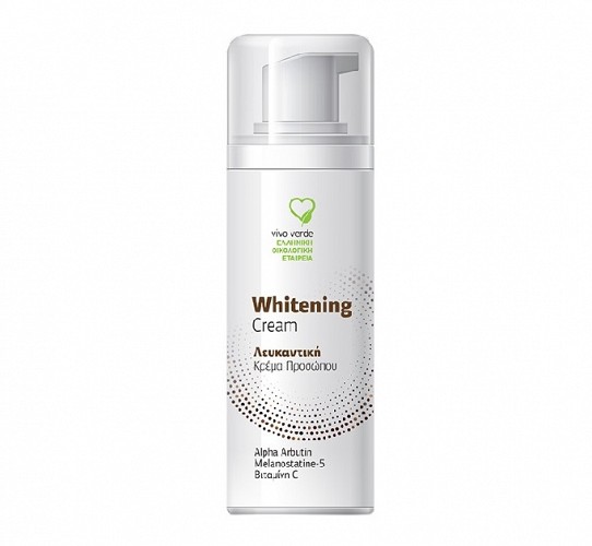 Vivo Verde Whitening Cream Λευκαντική Κρέμα Προσώπου 50ml (κατά του αποχρωματισμού & των πανάδων)