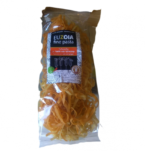 Euzoia fine pasta Ταλιατέλες με Τσίλι & Τζίντζερ 400gr