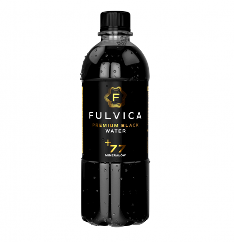 Fulvica Εμφιαλωμένo Νερό Φυσικό Μαύρο Premium 0.5lt (Πλούσιο σε φουλβικά & χουμικά)