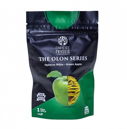 Γνήσιες γεύσεις τσιπς πράσινου μήλου olon series - χωρίς προσθήκη ζάχαρης (18g)